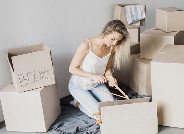 stěhování věcí
